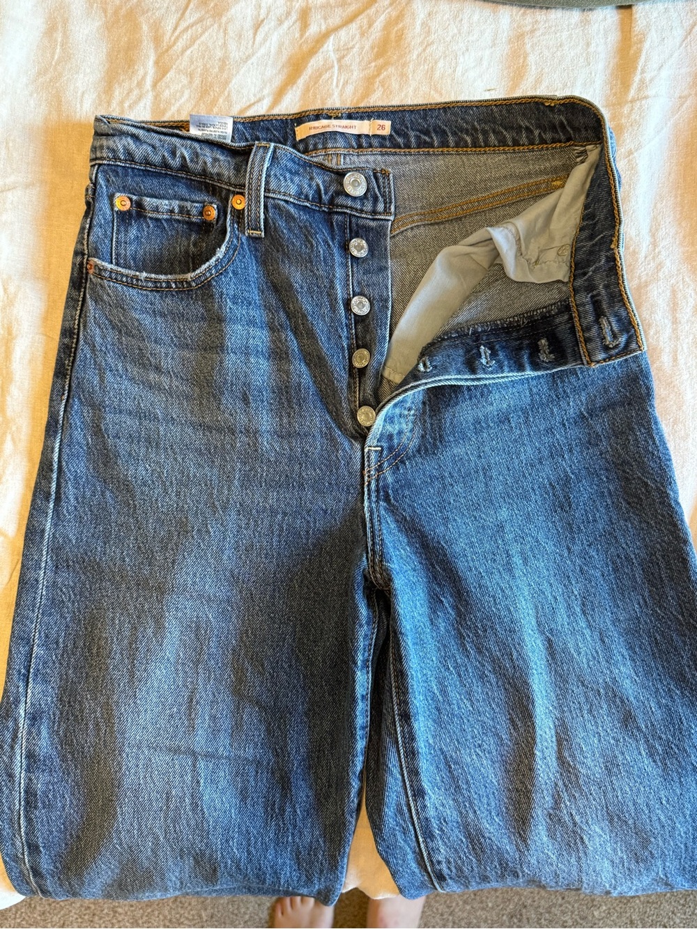 Women’s Blue High-Rise ribcage Levi’s